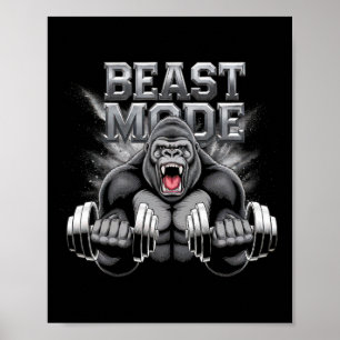 Gym Gifts For Men Women Fitness Bodybuilding Worko Poster