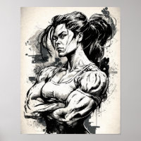 Gym Girl Motivational Muscle, Beautiful Woman