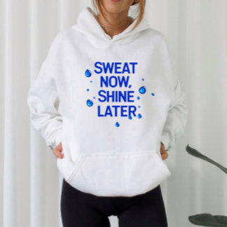 Gym Girl Quote Workout Motivation Hoodie