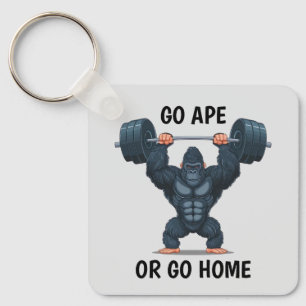 Gym Gorilla Keychain