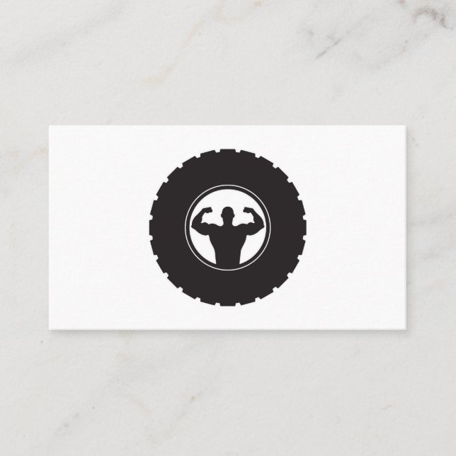 Gym Hard Business Card (Front)