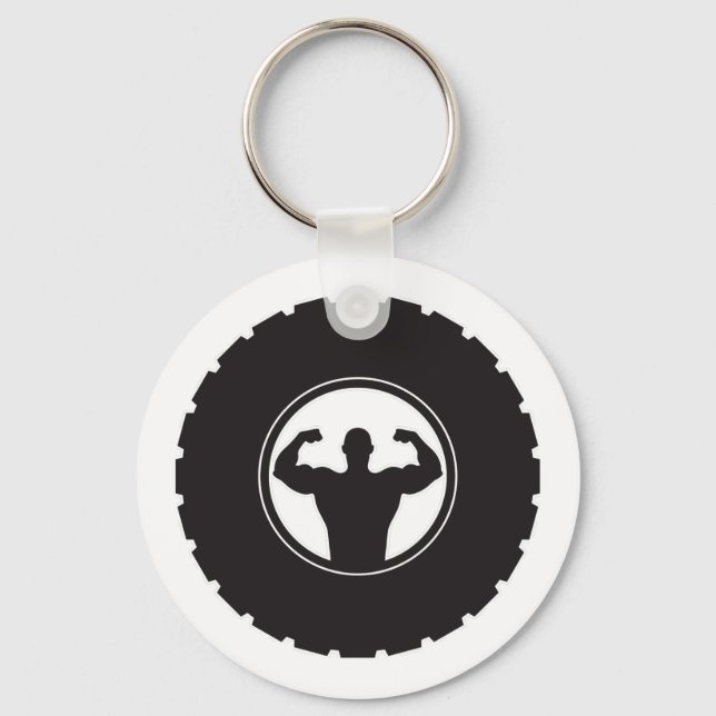 Gym Hard Keychain (Front)