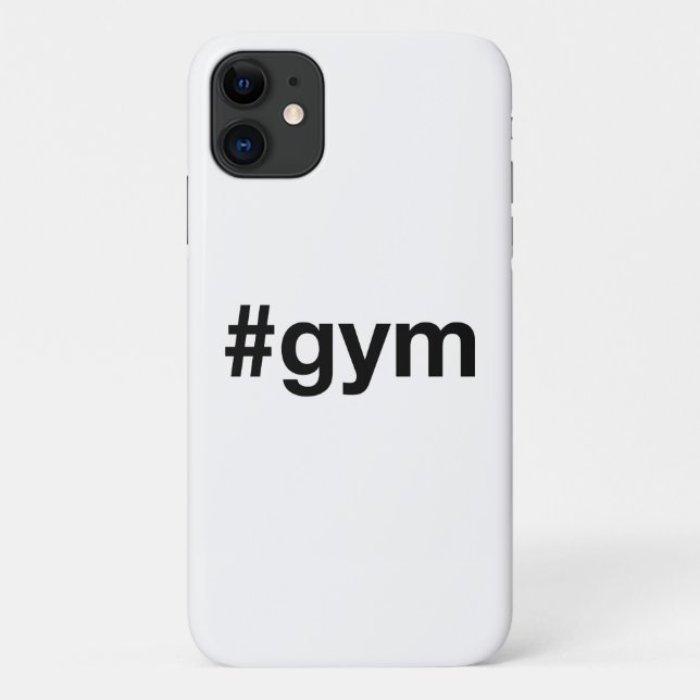 GYM Hashtag Case-Mate iPhone Case (Back)