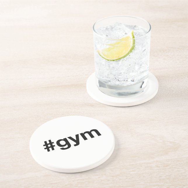 GYM Hashtag Coaster (Side)