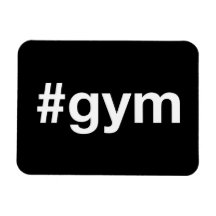 GYM Hashtag Magnet