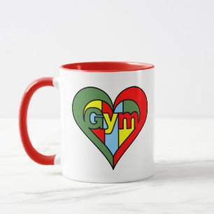 Gym Heart Mug
