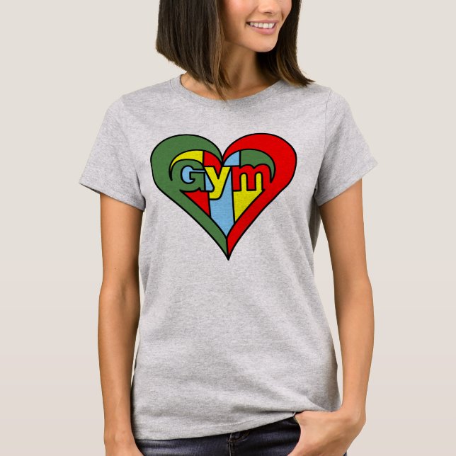 Gym Heart T-Shirt (Front)