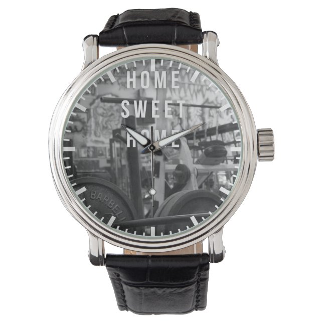 Gym - Home Sweet Home - Barbell - Workout Watch (Front)
