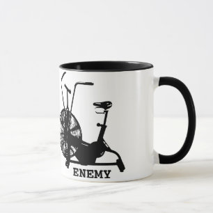 Gym Humour Black White Funny Workout Mug