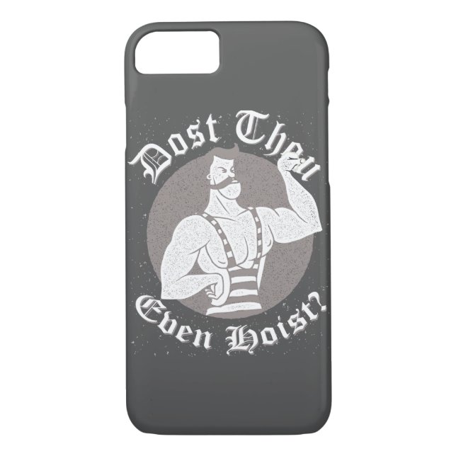 Gym Humour - Dost Thou Even Hoist? Circus Strongma Case-Mate iPhone Case (Back)