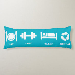 Gym Lifting Motivation Body Pillow