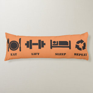 Gym Lifting Motivation Body Pillow