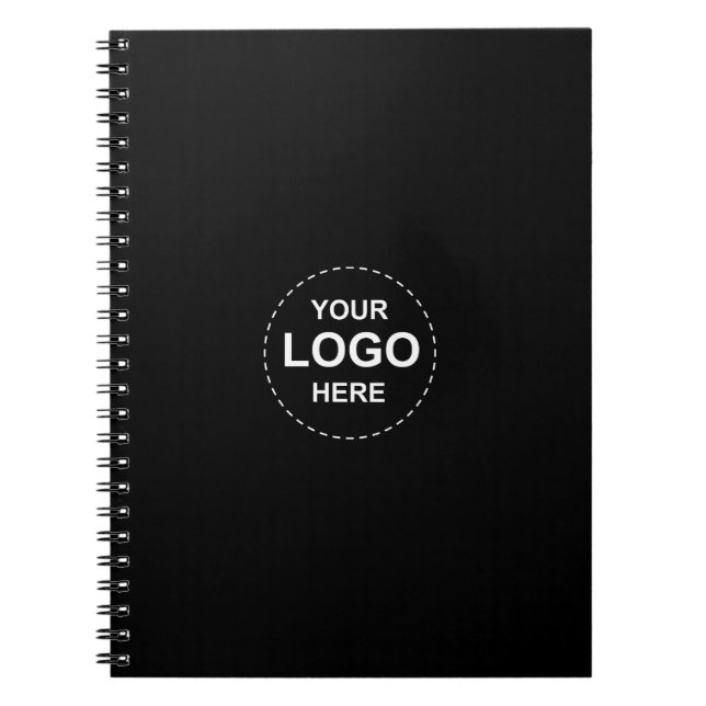 Gym Log with a Custom Logo Notebook (Front)