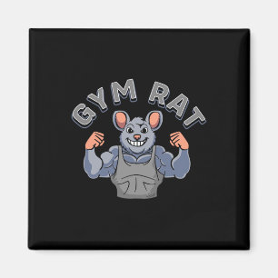 Gym Lover Bodybuilding Workout Funny Gym Rat  Magnet