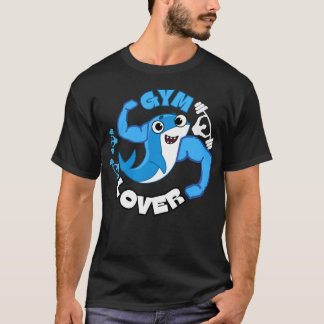 Gym lover funny shark kawaii T-Shirt