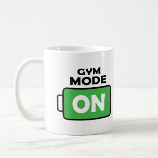 Gym Mode On Motivated Coffee Lover Mug Gift
