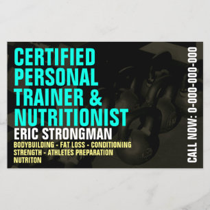 Gym modern style flyer