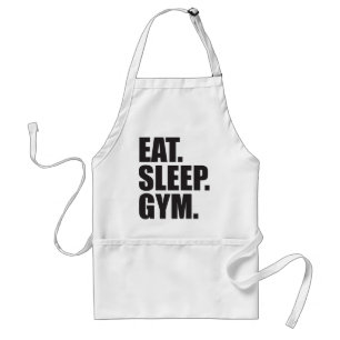 Gym Motivation - Eat, Sleep, Gym Standard Apron