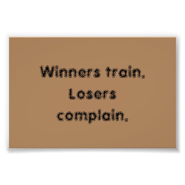 GYM Motivation quotes And Light Brown Poster (Front)