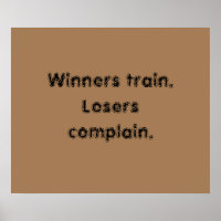 GYM Motivation quotes And Light Brown Poster