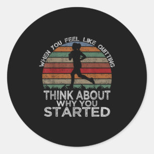 Gym Motivation Workout Fitness Inspirational Gift  Classic Round Sticker