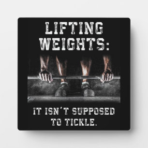 Gym Motivational Plaque