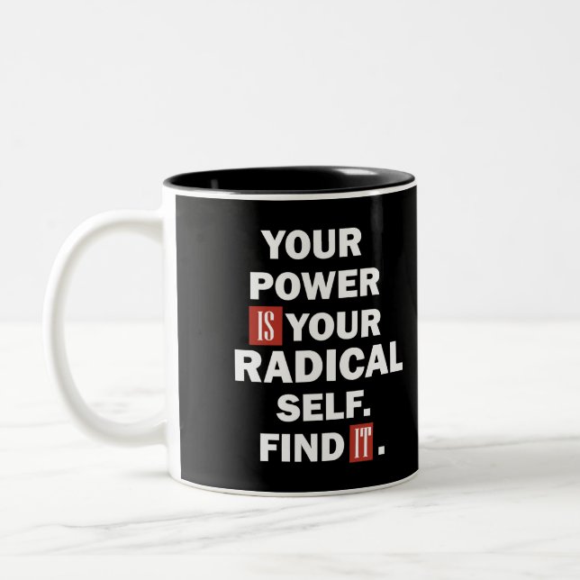 Gym motivational quotes for success Two-Tone coffee mug (Left)