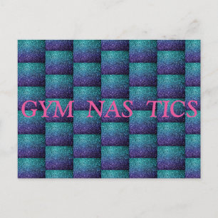 GYM NAS TICS - GYMNASTICS POSTCARD