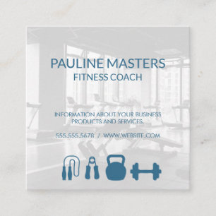 Gym Owner   Fitness Coach   Personal Trainer Appointment Card