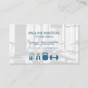 Gym Owner   Fitness Instructor   Personal Trainer Appointment Card