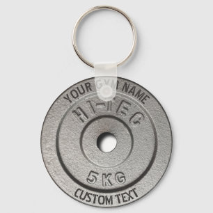 Gym Owner or User Fitness Funny Grey Edition Keychain