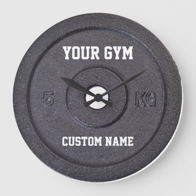 Gym Owner or User Funny Clock (Front)