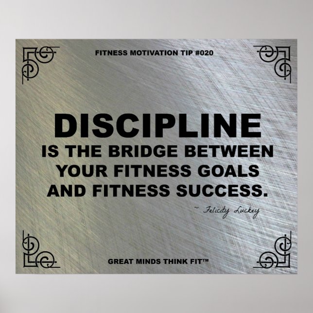 Gym Poster for Fitness Motivation #020 (Front)