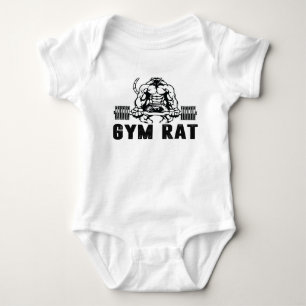 Gym Rat Baby Bodysuit