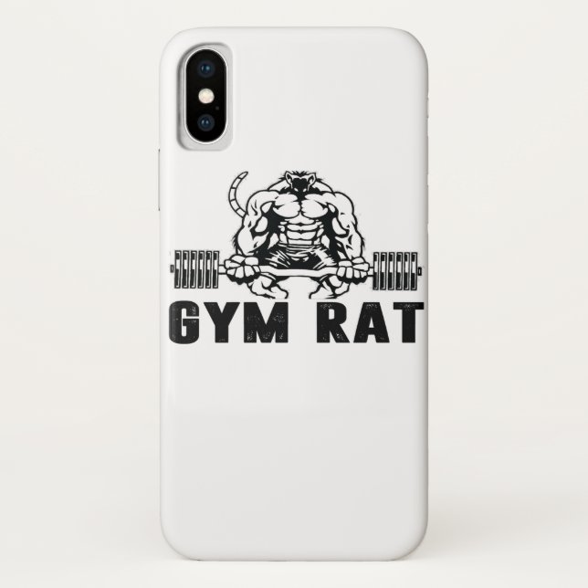 Gym Rat Case-Mate iPhone Case (Back)