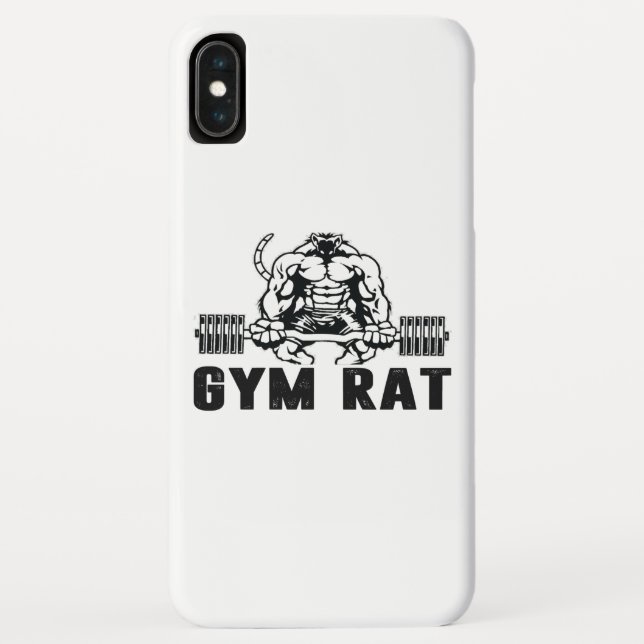 Gym Rat Case-Mate iPhone Case (Back)