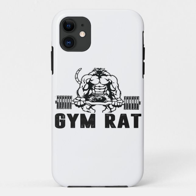 Gym Rat Case-Mate iPhone Case (Back)