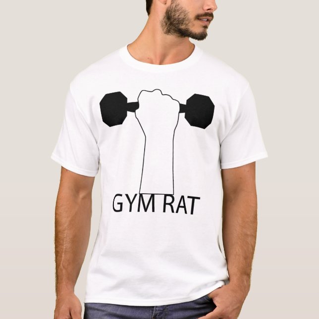 Gym Rat Comfortable Fun  T-Shirt (Front)
