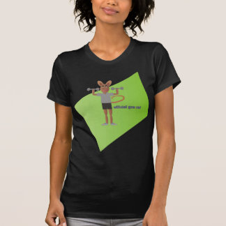 Gym Rat dark women's tee