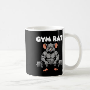 Gym Rat Fitness Bodybuilding Workout Muscle Pump Coffee Mug