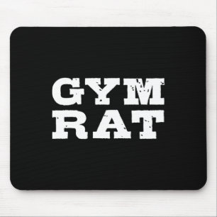 Gym Rat Funny Bodybuilding Workout 1 Mouse Pad