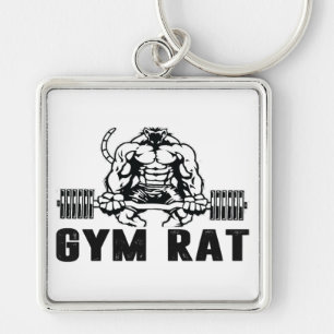 Gym Rat Keychain