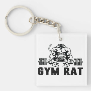 Gym Rat Keychain