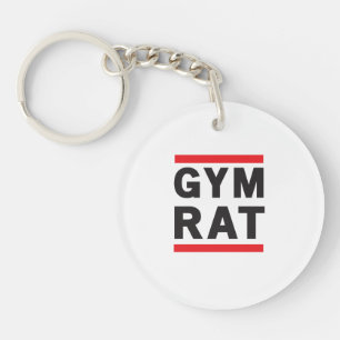 Gym Rat Keychain