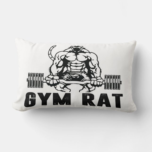 Gym Rat Lumbar Pillow (Front)