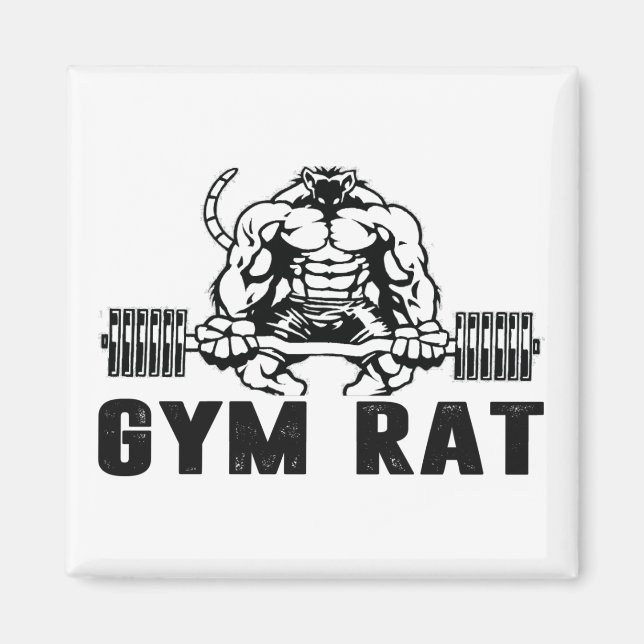 Gym Rat Magnet (Front)
