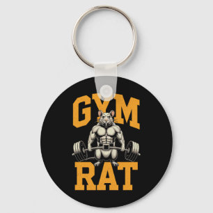 Gym Rat Meaning Gym Rat Costume Weight Lifting Gym Keychain