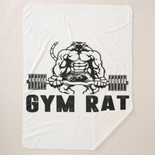 Gym Rat Sherpa Blanket