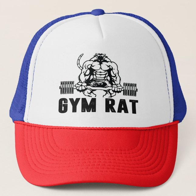 Gym Rat Trucker Hat (Front)