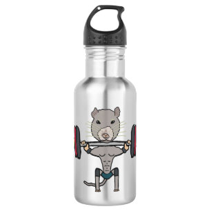 Gym Rat Weightlifting 532 Ml Water Bottle